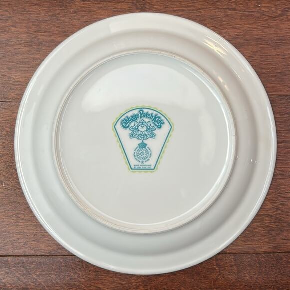 Vintage 1984 Cabbage Patch Kids Ceramic Mug, Bowl and Plate Set, Fine Porcelain - Picture 12 of 16